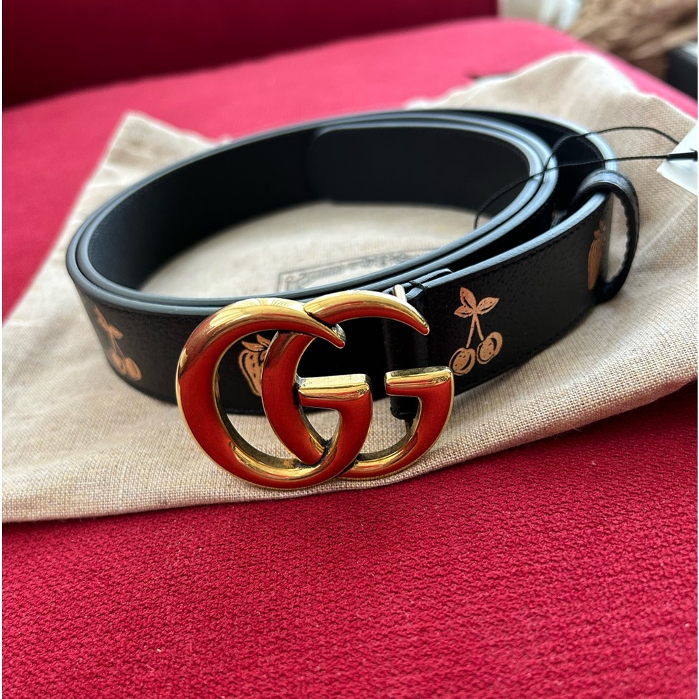 COPY - Gucci black Marmont Doll belt NID - Picture 2 of 9